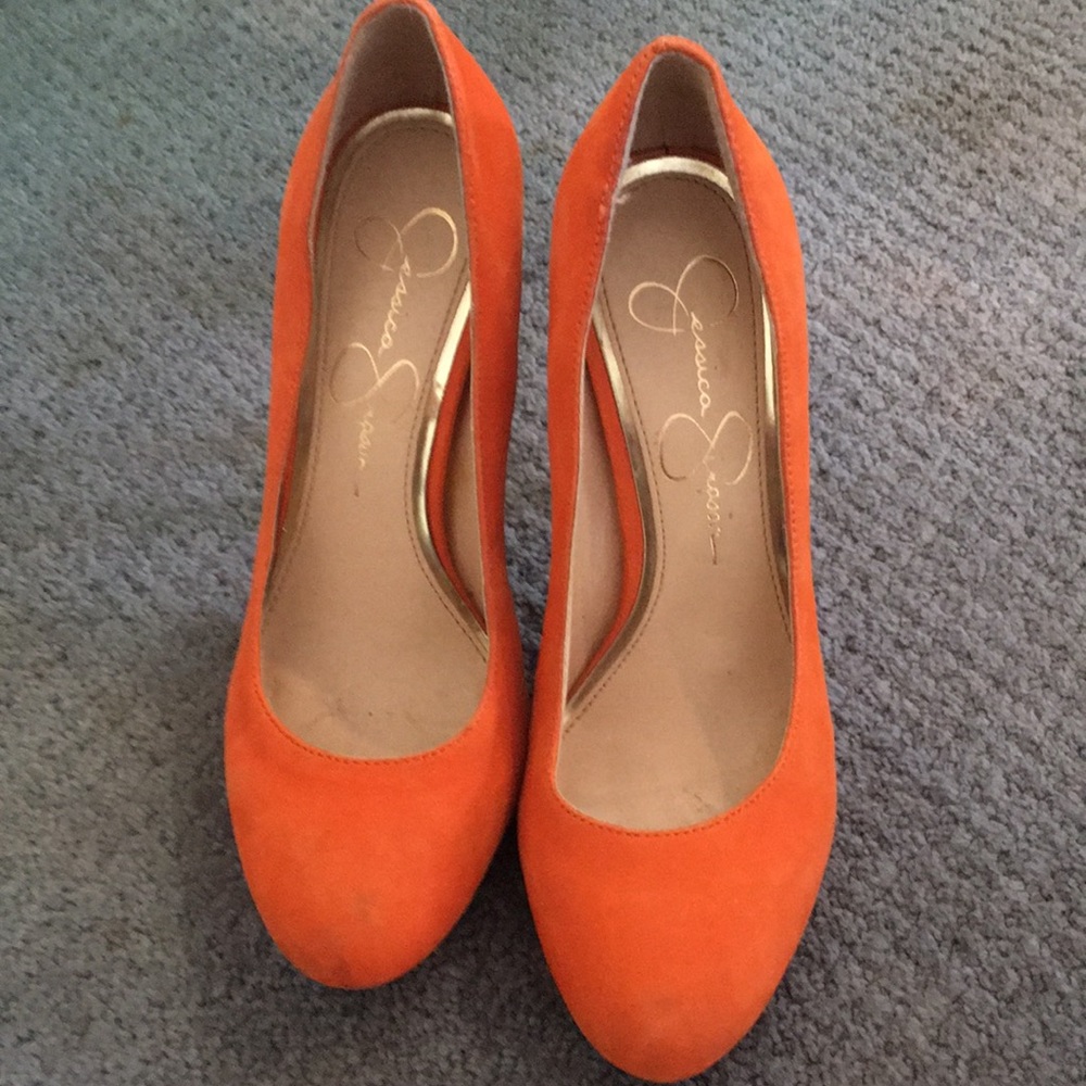 Suede heels